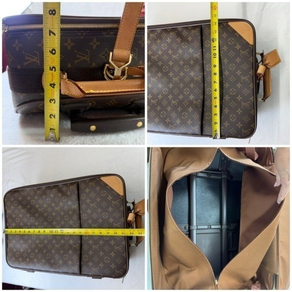 Louis Vuitton Pegase 55 Monogram Canvas Rolling Luggage Suitcase Carry On Bag - Picture 12 of 16
